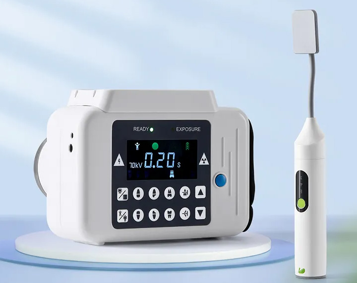 Handheld Dental X-Ray Machine Portable X-Ray Unit + iRay Pluto 0002XW Dental Wireless X-Ray Sensor
